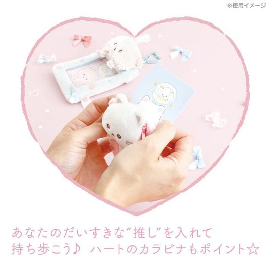 SAN-X | Ishiyowa-chan Junior-chan Kouhai-chan Photo Holder Card Holder Keychain 115x85x40mm (Love My Favorite Idol)