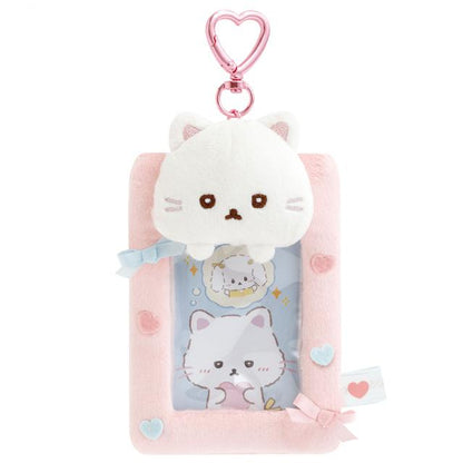 SAN-X | Ishiyowa-chan Junior-chan Kouhai-chan Photo Holder Card Holder Keychain 115x85x40mm (Love My Favorite Idol)