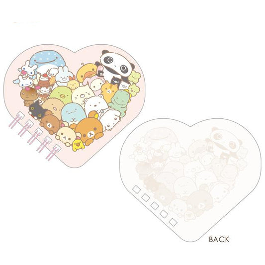 San-X | Die-Cut SP Memo 94×108mm (San-X Universe Heart)