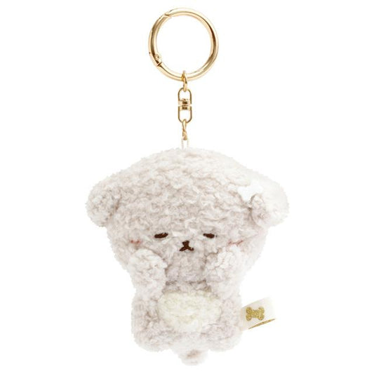 SAN-X | Mascot Holder Plush Keychain 90×90×50mm (Ishiyowa-chan/Ishiyowachan Daily Life Looking)
