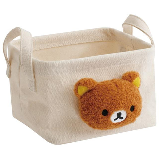 SAN-X | Rilakkuma Multipurpose Tray L With Mascot Storage Box 140×210×195mm (Stay With Me)