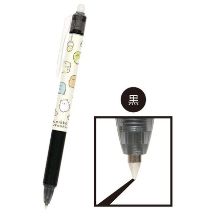 SAN X | Sumikko Gurashi FriXion Ball Knock Erasable Gel Pen 0.5mm Black 3 Piece Set