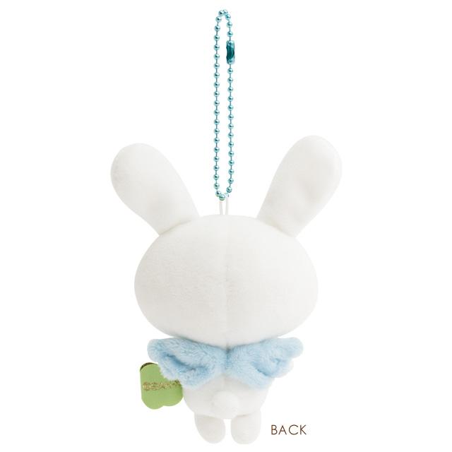 SAN-X | Retro Twin Rabbit Angels Keychain Plush Bag Charm Mascot 85×85×60mm (Always Together)