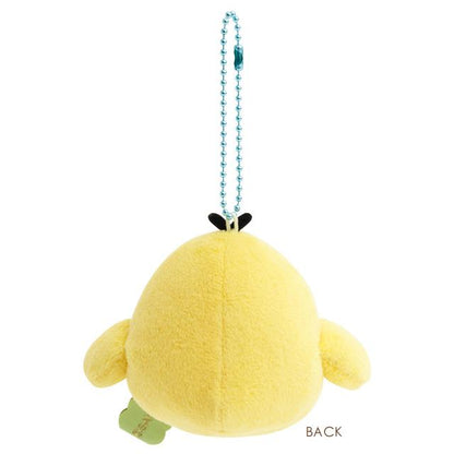 SAN-X | Rilakkuma Kiiroitori Keychain Plush Bag Charm Mascot 85×85×60mm (Always Together Smile)