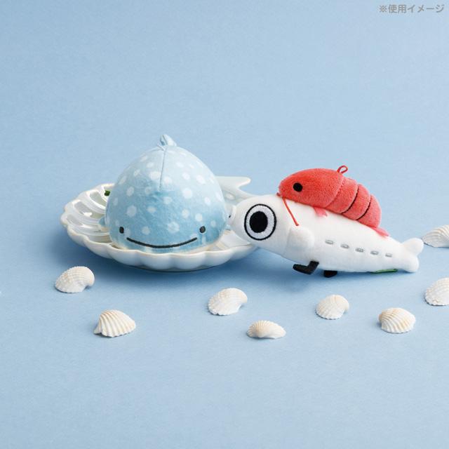 SAN-X | Jinbesan Keychain Plush Bag Charm Mascot 85×85×60mm (Always Together)