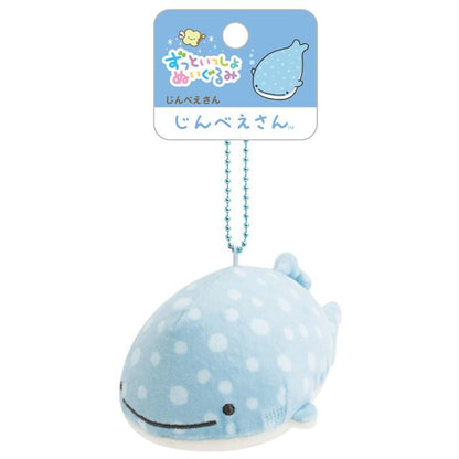 SAN-X | Jinbesan Keychain Plush Bag Charm Mascot 85×85×60mm (Always Together)