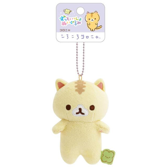 SAN-X | CoroCoro Coronya Keychain Plush Bag Charm Mascot 85×85×60mm (Always Together)