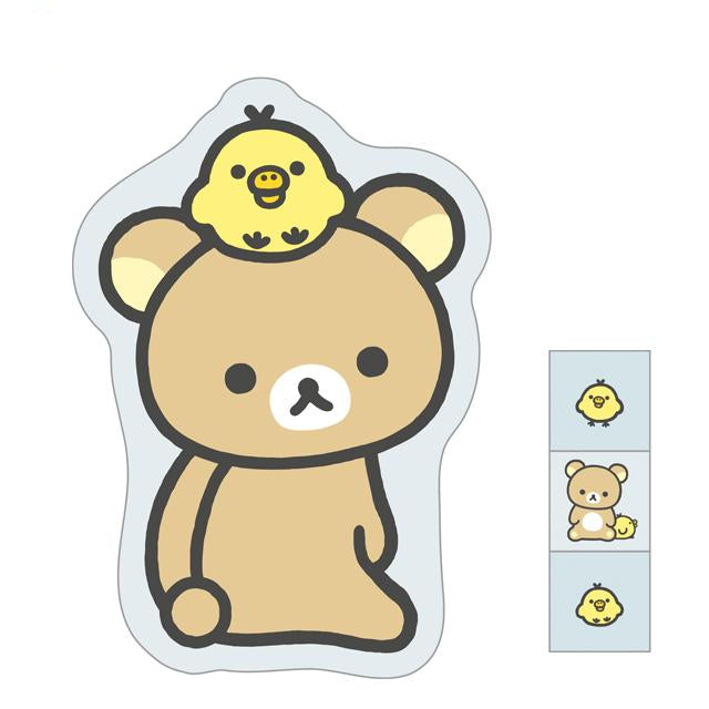 SAN-X | Rilakkuma Mini Envelope Set Random 125×100 mm (3 envelopes and 1 sealing sticker)