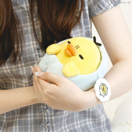 SAN-X | Rilakkuma Kiiroitori Plush Toy Plush Doll 150x135x110mm (Sleep Together Series Sleepy Head)