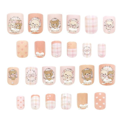 SAN-X | Rilakkuma Makeup Nail Tips 135×65×20mm (24 sheets)