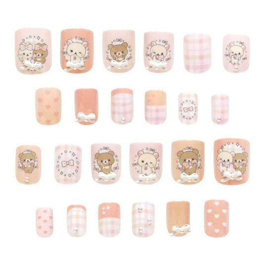 SAN-X | Rilakkuma Makeup Nail Tips 135×65×20mm (24 sheets)