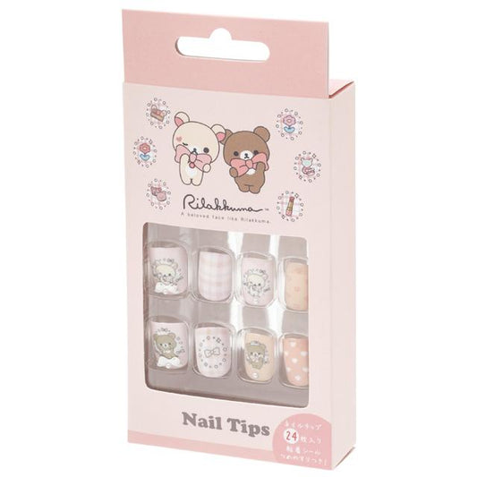 SAN-X | Rilakkuma Makeup Nail Tips 135×65×20mm (24 sheets)