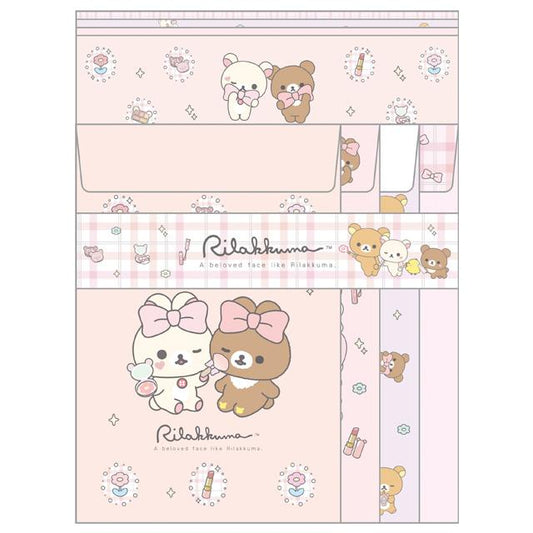 SAN-X | Letter Writing Set 190×142mm (Makeup Rilakkuma)