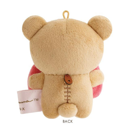 SAN-X | mini Tenori Plush Doll Plush Toy 80×70×40mm (Makeup Rilakkuma)