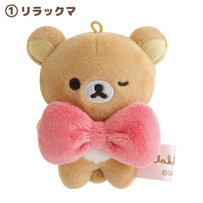 SAN-X | mini Tenori Plush Doll Plush Toy 80×70×40mm (Makeup Rilakkuma) 1