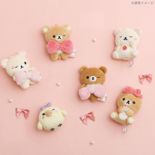 SAN-X | mini Tenori Plush Doll Plush Toy 80×70×40mm (Makeup Rilakkuma)