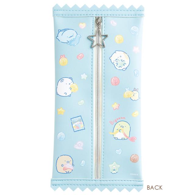 SAN-X | Sumikkogurashi Flat Pouch Display Case 230×115×10mm (Gummy Gummy Party Theme)
