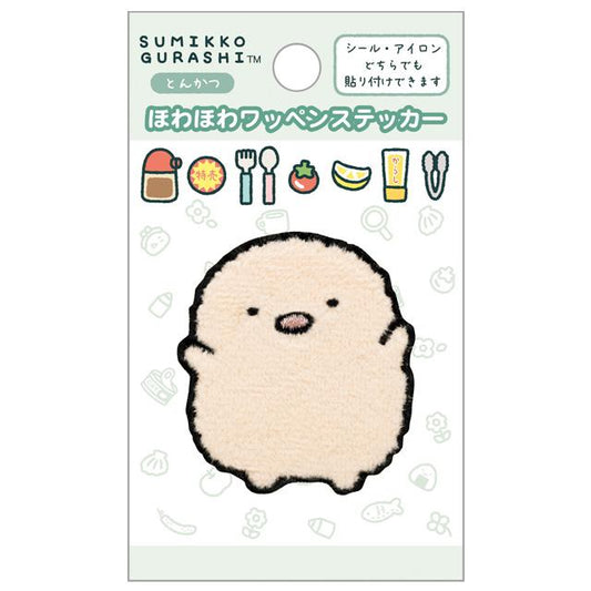 SAN-X | Sumikko Gurashi Tonkatsu Howahowa Patch Sticker 97×57mm
