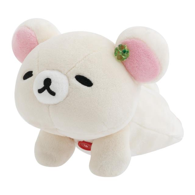SAN-X | Rilakkuma Korilakkuma Lying Down Plush Toy Plush Doll 130x155x190mm (Chairoikoguma's Kumakyun Days)