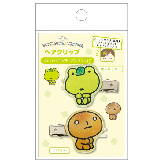 San-X | Kerori & Kogepan Hair Clip Set 125x75mm (San-X Universe Character Series)