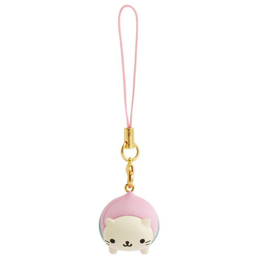 SAN-X | Nyan Nyan Nyanko Figure Keychain with Strap 100×70mm (San-X Universe)