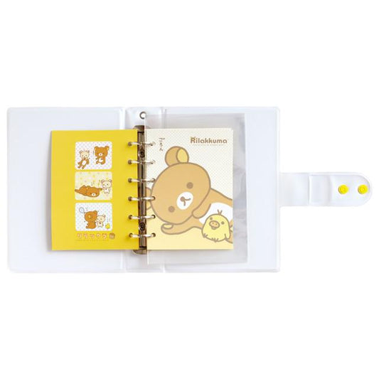 SAN-X | Rilakkuma Large Capacity 6-Hole Sticker Binder Organizer 175×125×40mm