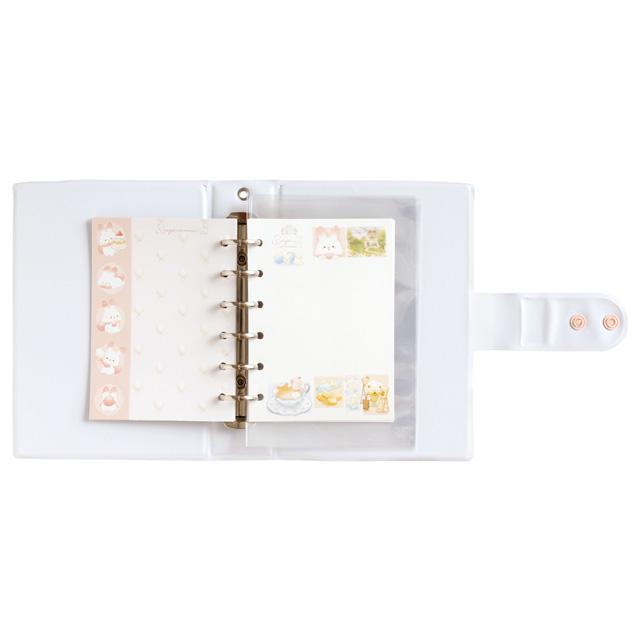 SAN-X | Sugarcocomuu Large Capacity 6-Hole Sticker Binder Organizer 175×125×40mm