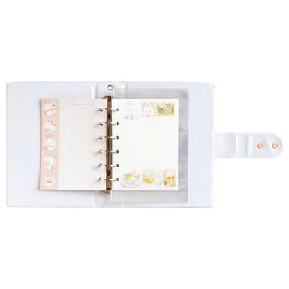 SAN-X | Sugarcocomuu Large Capacity 6-Hole Sticker Binder Organizer 175×125×40mm