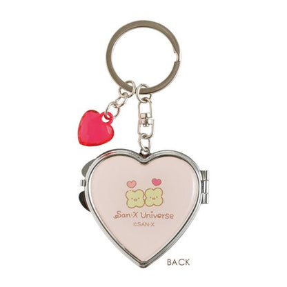 San-X | Mirror Keychain 92×51×8mm (San-X Universe Heart)