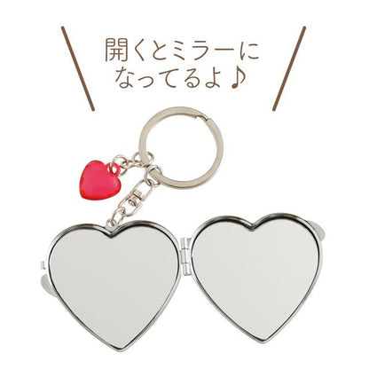 San-X | Mirror Keychain 92×51×8mm (San-X Universe Heart)