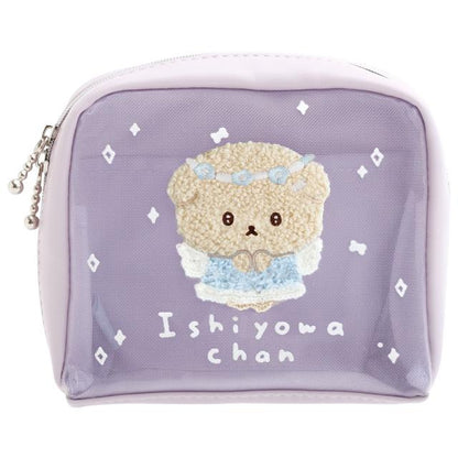 San-X | Ishiyowa-chan Pouch 130×150×40mm (Can You Defeat Temptation?)