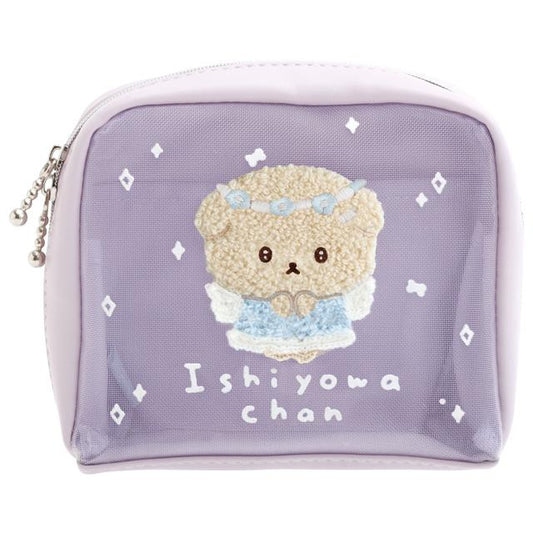 San-X | Ishiyowa-chan Pouch 130×150×40mm (Can You Defeat Temptation?)