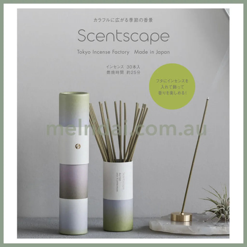Nippon Kodo | Scentscape Japanese Incense 30 Sticks 日本香堂 家用线香30支 每支燃烧时间约25Min Pear & White Musk