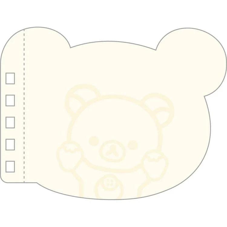 San-X | Rilakkuma Korilakkuma Ring Memo Pad/Notebook 74×97Mm 80 Sheets (Basic Rilakkuma Favorite