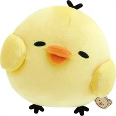 SAN-X | Rilakkuma Kiiroitori Plush Doll Pose Daradara Lazy 125×140×110mm (Peaceful Good Night Bedside)