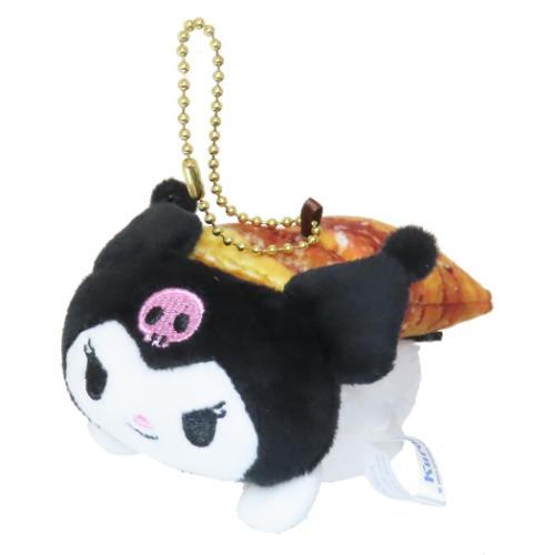 SANRIO | Kuromi Mascot Holder Keychain 10 x 7 x 8mm (Sushi Conger Eel)