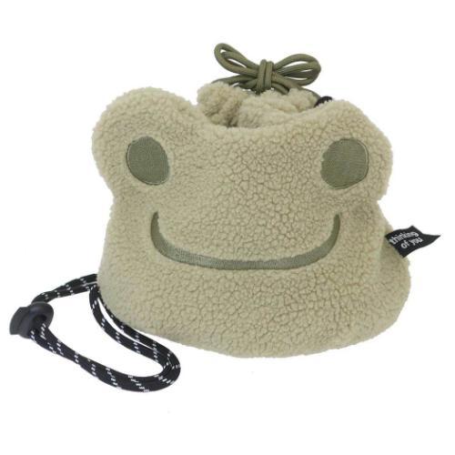 Pickles The Frog | Drawstring Bag Shoulder H18×W20×D14Cm