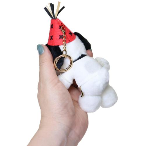 PEANUTS | Snoopy Hat Plush Keychain Bag Charm 150 x 80 x 70mm (75th Party)