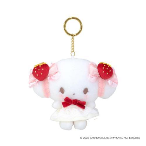 SANRIO | Cogimyun Mascot Holder Bag Charm Keychain 130x145x60mm (Strawberry Cake / Sweet Cakes)