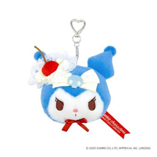 SANRIO | Kuromi Mini Pouch Mini Carabiner 100x80x55mm (Sky Blue Cherry Cake)