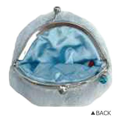 Monchhichi | Mascot Coin Case Purse H12.6×W10×D1.5cm (Light Blue)