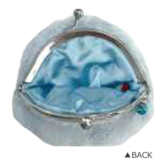 Monchhichi | Mascot Coin Case Purse H12.6×W10×D1.5cm (Light Blue)
