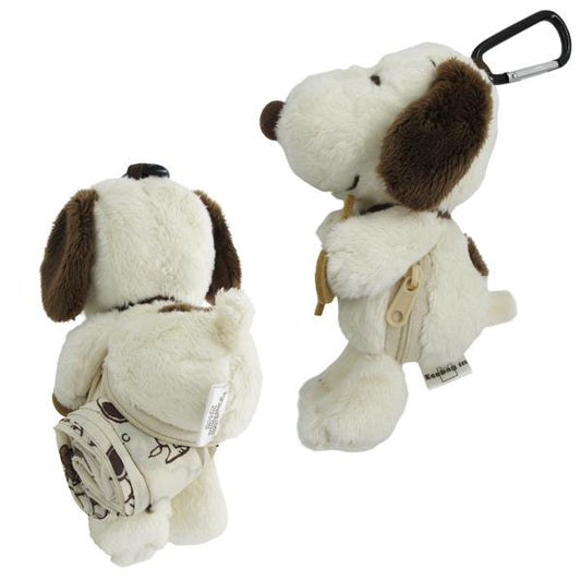 PEANUTS | SNOOPY and Teddy Bear Eco Shopping Bag Mascot Holder Keychain 90×180×100mm