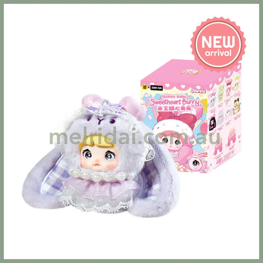 Nommi | Baby Sweetheart Bunny Blind Box Plush Keychain 10cm Approx. (Order 8 for Complete)
