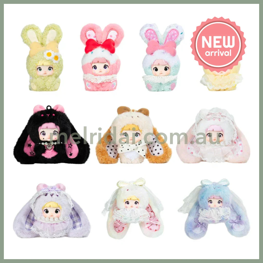 Nommi | Baby Sweetheart Bunny Blind Box Plush Keychain 10cm Approx. (Order 8 for Complete)