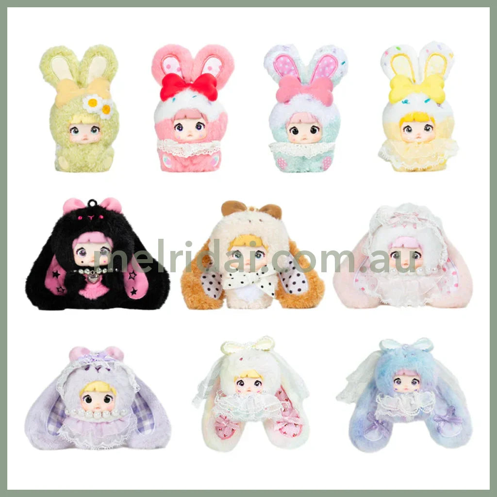 Nommi | Baby Sweetheart Bunny Blind Box Plush Keychain 10cm Approx. (Order 8 for Complete)
