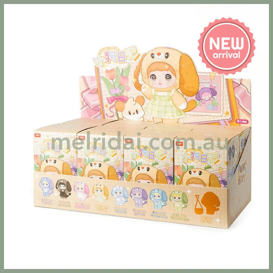 Nommi | Puppy Diary Series Blind Box Plush Keychain 17cm Approx. (Order 8 for Complete)
