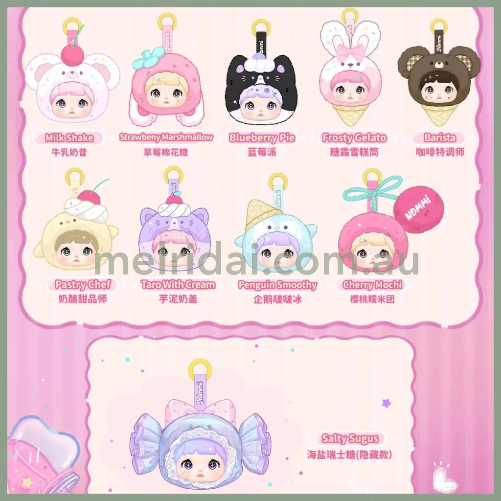 Nommi | Secret Sweetness 100% Series Keychain Blind Box 70-120mm Approx.