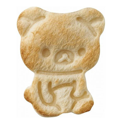 【Made in Japan】SAN-X | Rilakkuma Bread Cutter Mold (Cutter mold 115 × 62 × 27H mm & Press mold 104 × 51 × 27H mm)