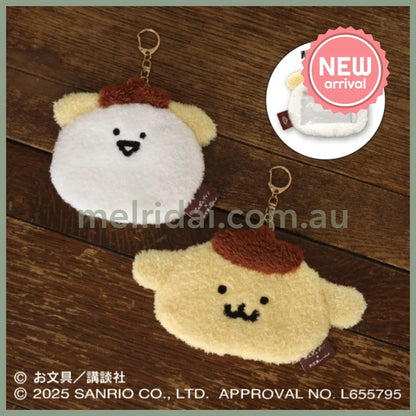 Obungu x SANRIO | Pom Pom Purin Obungu san Pass Case Card Holder Keychain 140 x 215 mm
